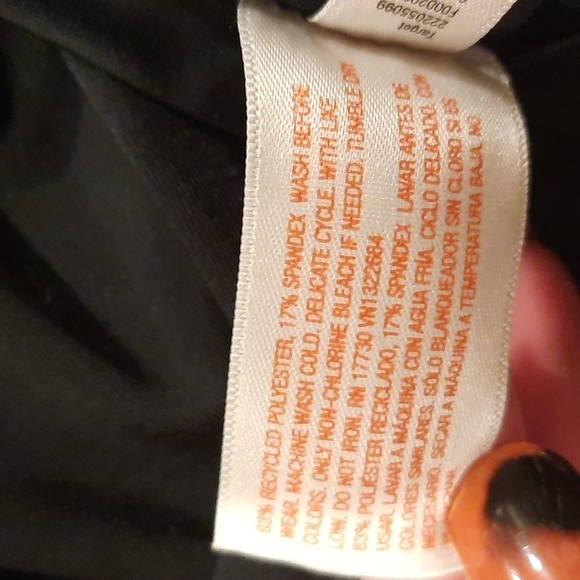 Cat and Jack large 10 12 black gold pineapple short sleeve swim rashguard - Picture 5 of 7